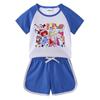 2026 Kids' Summer Outfit: Unisex Baby Short Sleeve T-shirt & Shorts Set for Casual Sports