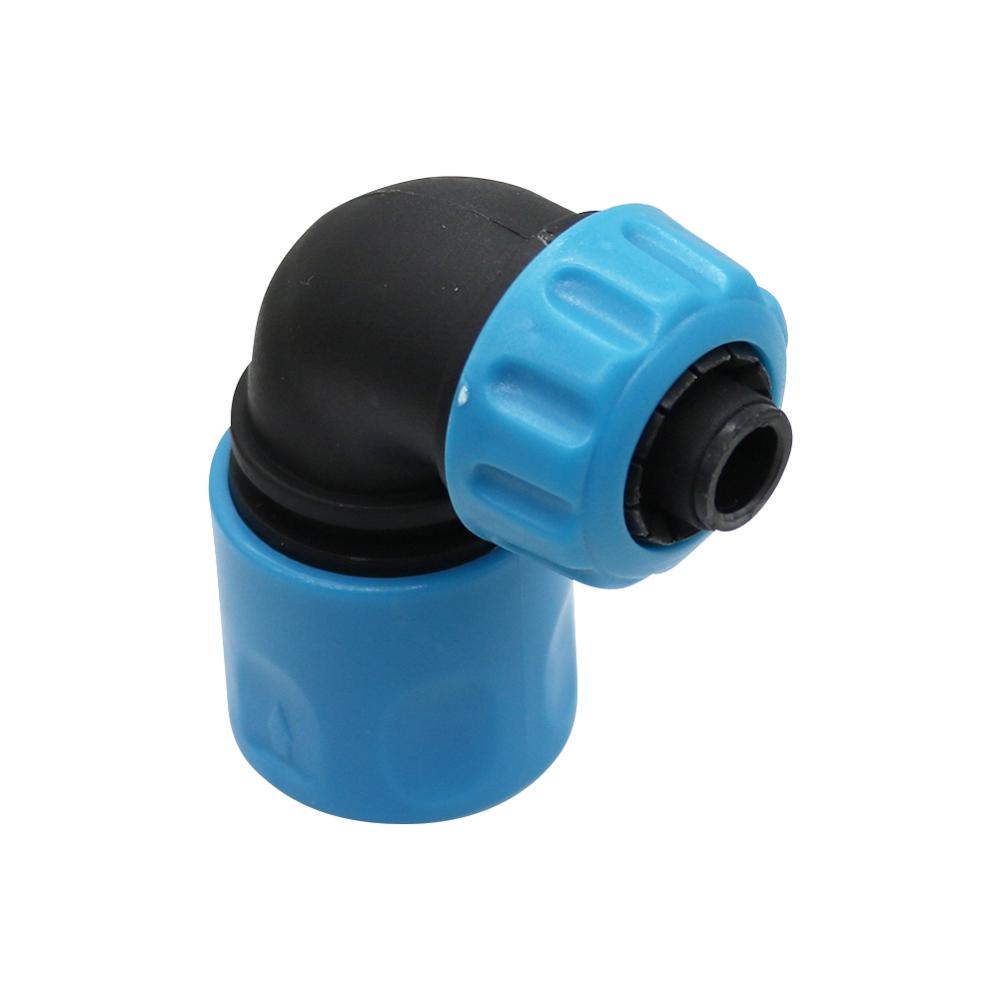 1/2"(12.5mm) Pipe 90 Degree Elbow Quick Connector 16mm ABS Garden Irrigation Car Wash Hose Fast Connection Faucet Joint 1Pc