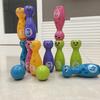 Toy Set Features Cartoon Funny Expressions And Comes In A Gift Box With 10 Pins And 2 Balls. It Can Be Used As A Halloween Or Christmas Gift.