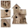 Wooden Birdhouse Small Outdoor Garden Bird Nesting Box Bird House Pet Supplies Decoration