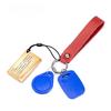 Vintage Leather Buckle USB Lanyard Keychain - Unisex Retro Jewelry Gift