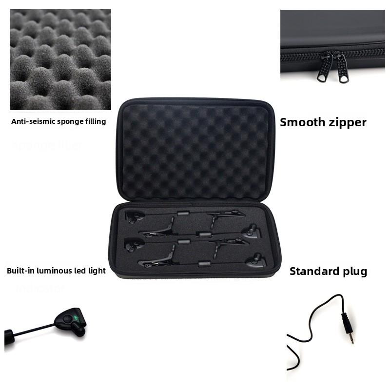 Устройство для подвешивания жесткой удочки, компонент рыболовного сигнализатора, натяжитель подвесного устройства, сигнализатор поклевки морской удочки, чувствительный к сигналу датчик.