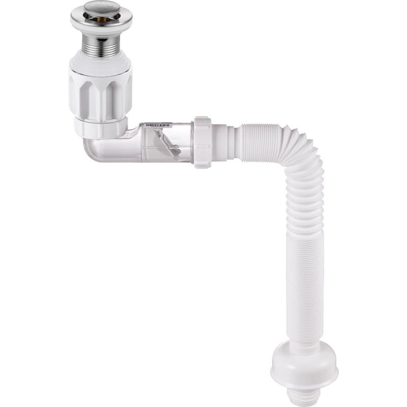 Submarine Anti-Odor Basin Drain & Waste Pipe Set