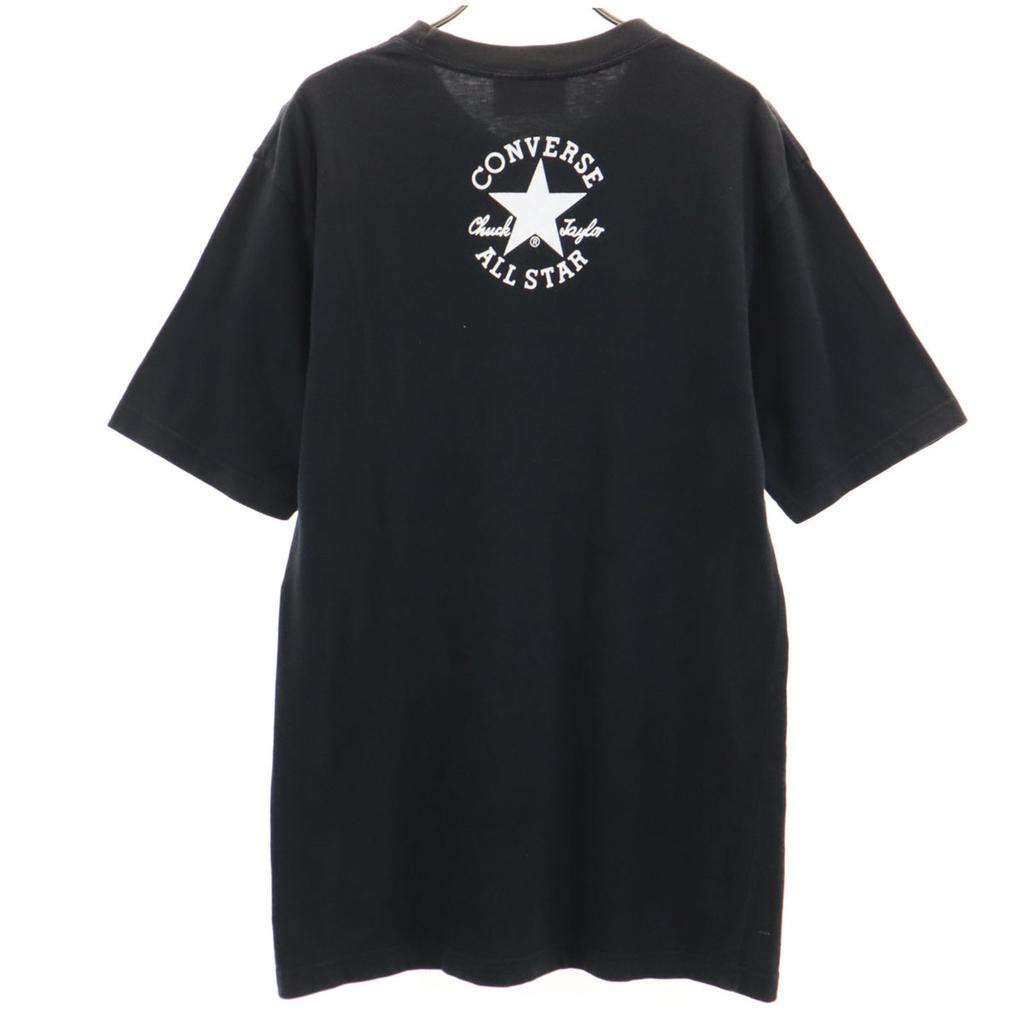 CONVERSE Short sleeve T-shirt black Women Used