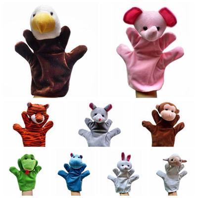 Cartoon Animal Hand Puppets For Animal Plush Toy Animals Hand Finger Puppet  Performs