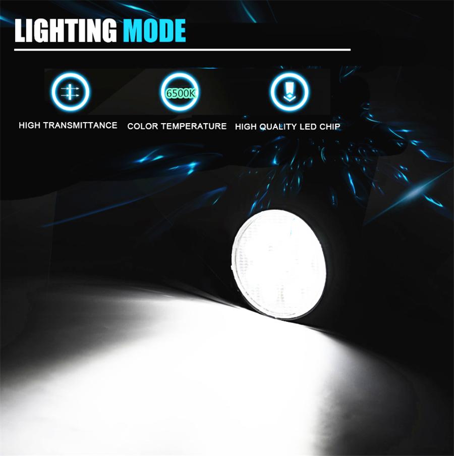 Pair 4.5Inch 14LED 70W 6500K Aluminum Round LED Work Light Fog Driving Lamp Offroad SUV Spotlight Bar Boat