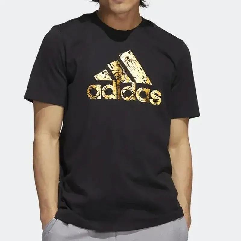Adidas maglietta nera t-shirt uomo Foil HK9157 S