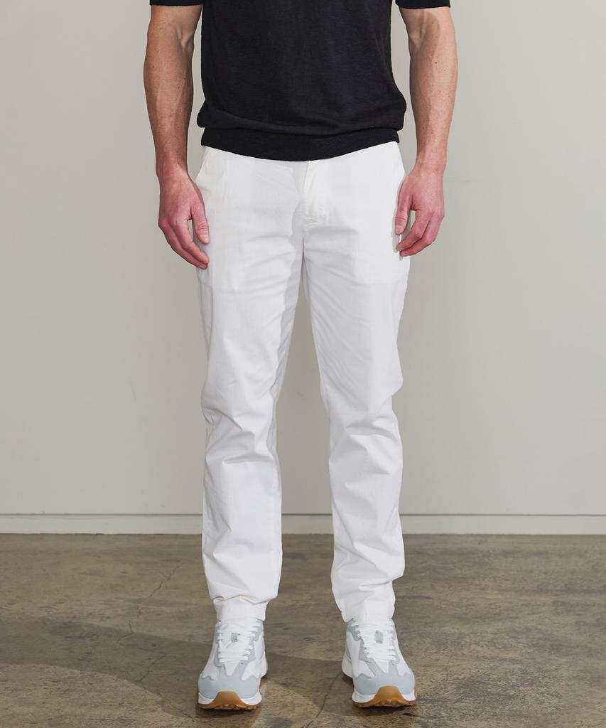 PANICALE White Cotton Chino Pants