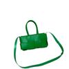2024 Early spring new leather woven vegetable basket bag women's hand shoulder messenger bag small mini versatile