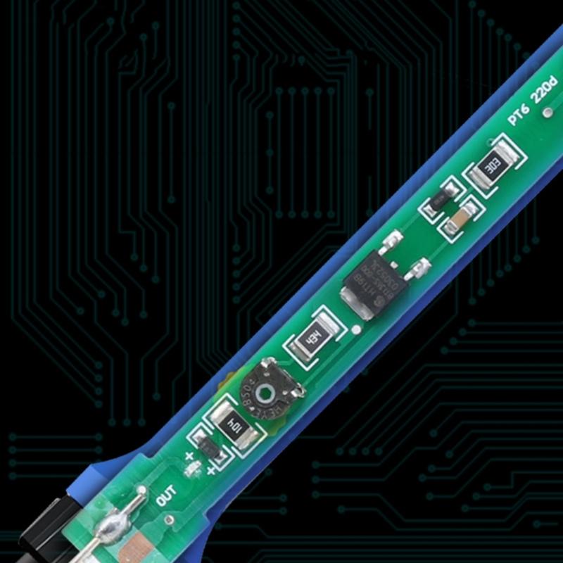 Soldering Iron Kits 60W 110V Upgraded Digital Electric Soldering Kits 200-480℃ Adjustable Temperature Welding Tool