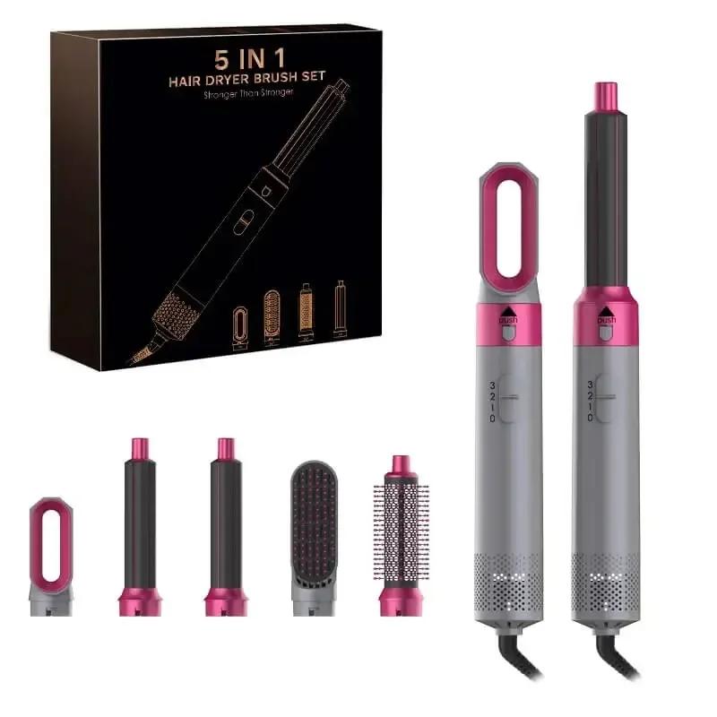 Professional Hair Dryer 5 in 1 Hair Styler Strong Wind Hot Air Brush Powerful Blow Dryer Multifunctional Constant Hair Care