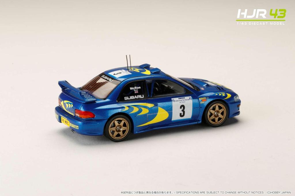 Hobby Japan HJR43 Scale Subaru Impreza Tour De Corse 1997 Finished Model 1/43 #3