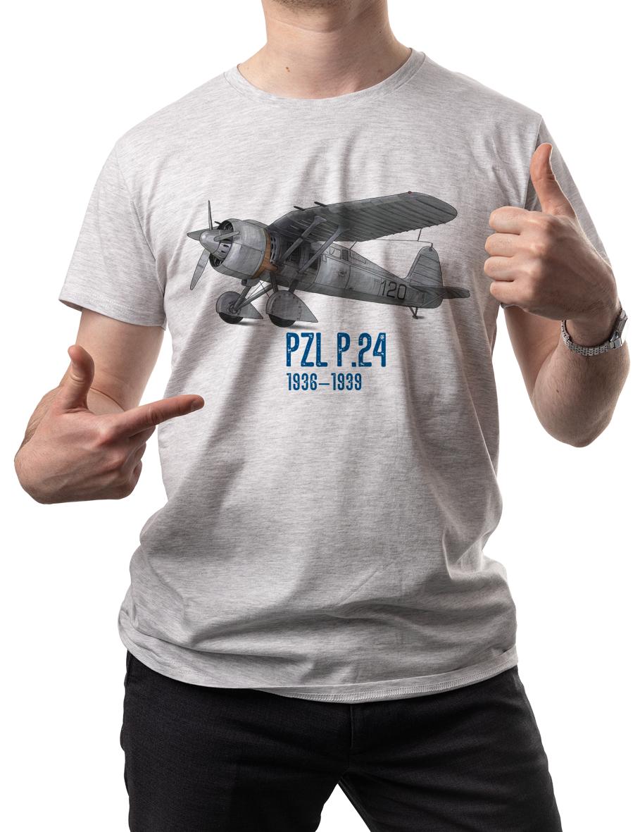 

Vintage Polish PZL P24 Fighter Aircraft TShirt New 100 Cotton ONeck Summer Short Sleeve Casual Mens Tshirt Size S3XL S