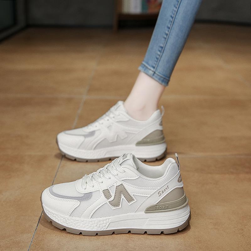 Forrest Gump Shoes Women's Summer 2025 New Super Fire Versatile Non-slip Casual Women's Shoes Soft Sole Light Running White Shoes