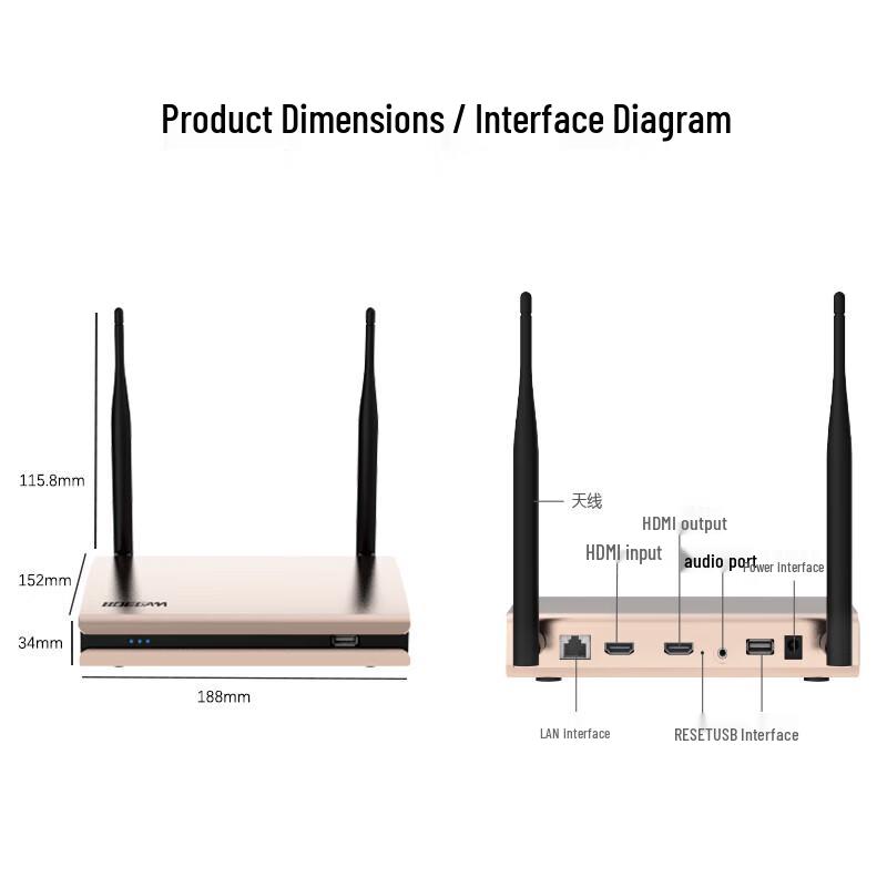 BOEGAM Y100 Enterprise Wireless Screen Mirroring Device (CN version)