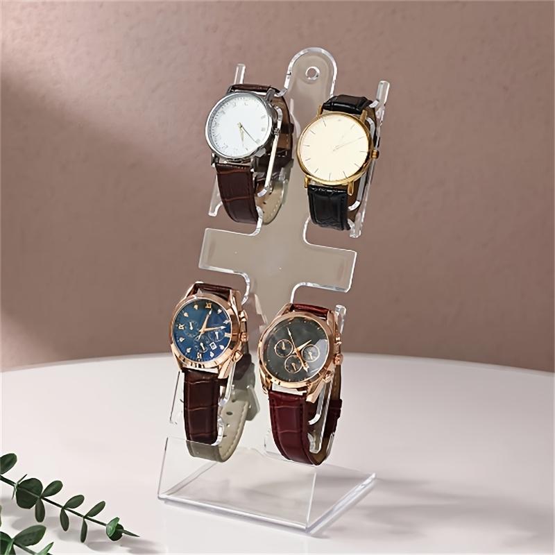 Sieraden Display Stand Acryl Horloge Display Stand Horloge Organizer Huis Winkel Horloge Armbanden Oorbellen Opbergrek Cadeau