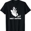 Sheet Happens Geist Lustiges Halloween T-Shirt