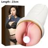 23cm Male Masturbator Vaginal for Men, Ages 18+ Sexy Toys, Penis Pump, Glans Sucking, Adult Vagina Real Pussy Erotic Products, Masturbation Cup