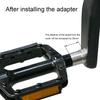 1 Pair Male Thread 1/2in toFemale Thread 9/16in Bike Pedal Extenders  Bicycle Maintenance