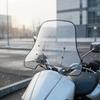 Motorcycle Windshield Heavy Duty Clear Wind Deflector Hand Protector Easy
