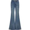 Damen High-Waist Micro-Flared Jeans