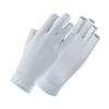 Comfortable Sun Protection Gloves for Girls, Anti Baking Black Ice Silk Cotton Half Finger Exposed Gloves, Summer Ice Sensation