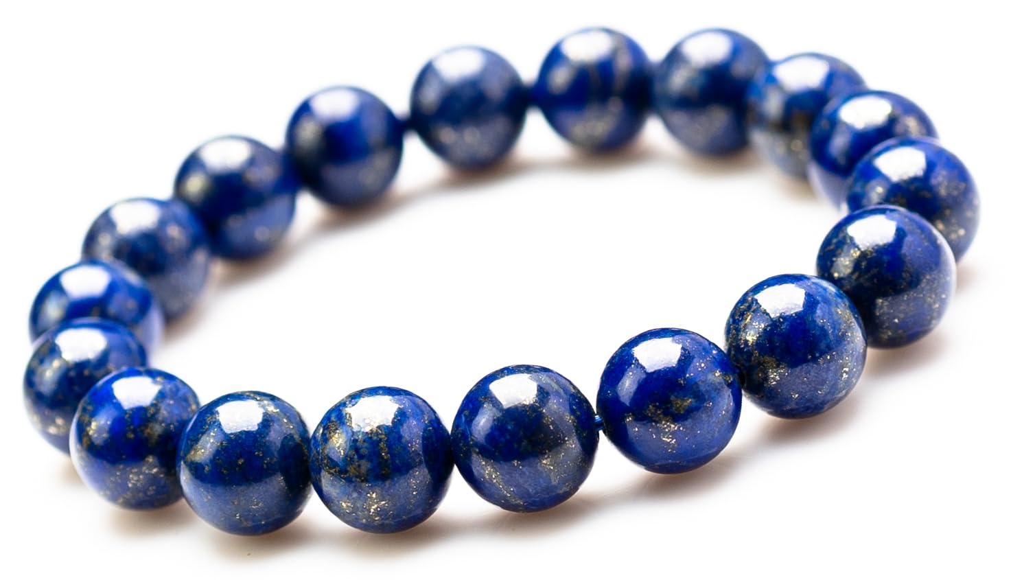 

Power Natural Like the Earth Lapis Lazuli AAAA Identified [Kyojudo] Stone, Stone, Uncolored, Bracelet, Luck, Judgment, Birthstone, December, Men s, синій