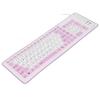 Foldable Silicone Keyboard 103 Keys USB Wired Silicon Foldable Waterproof Mute Fadeless Foldable Keyboard for PC Laptop