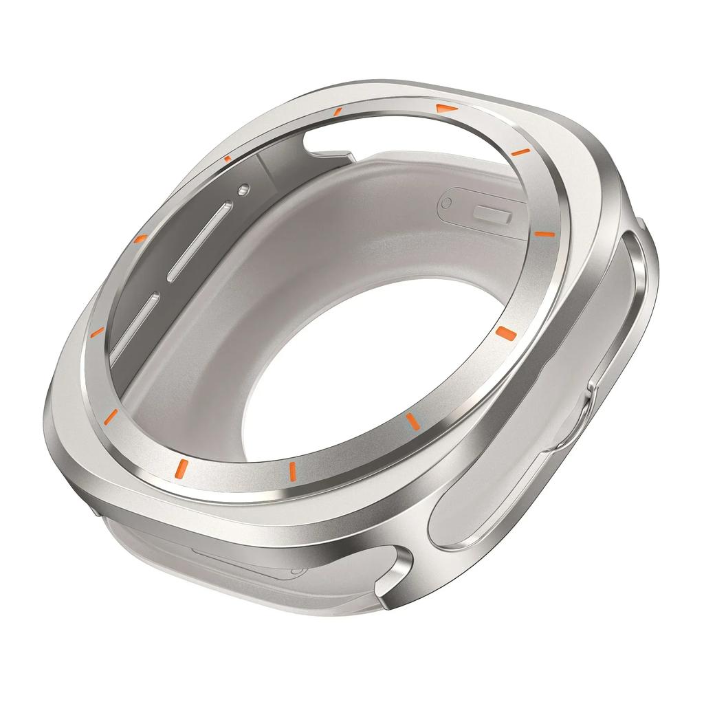 Lyxigt Aluminiumfodral för Samsung Galaxy Watch Ultra 47mm Metallskydd Skärmskydd för samsung galaxy 7 ultra 47 Tillbehör