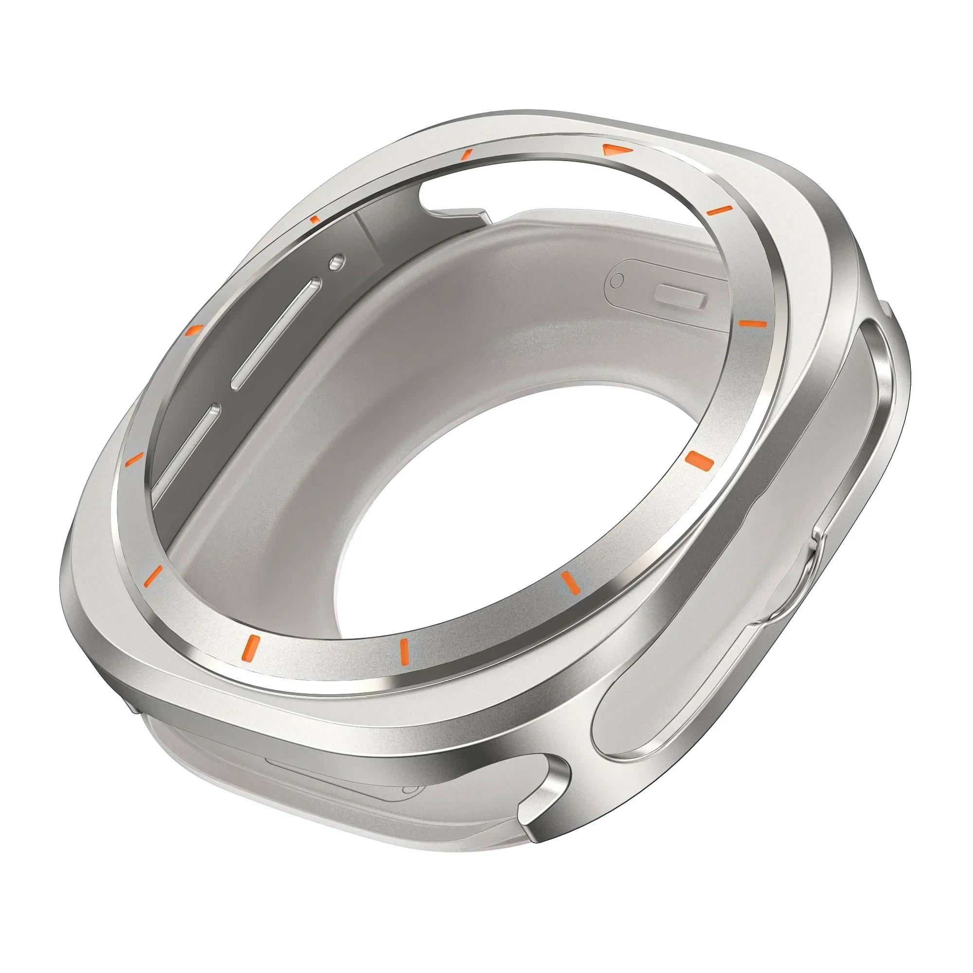 

Розкішний алюмінієвий корпус для Samsung Galaxy Watch Ultra 47 мм Металева кришка Захисне скло для samsung galaxy 7 ultra 47 Аксесуари