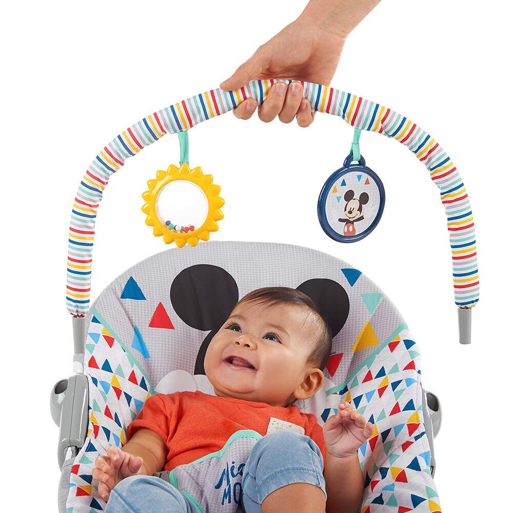 Disney Baby Mickey Mouse Happy Triangle Bouncer 0 Months by Kids II ~ (11896)
