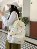 Japanese-Style Large-Capacity Backpack for Women - Cute, Versatile, Fresh Design for Junior High School Students and Travel