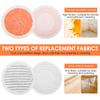 6Pcs Replacement Steam Mop Pad Reusable Steam Mop Cleaning Pad Household Cleaning Tool Accessories for S7000 S7201 S8001 S8201