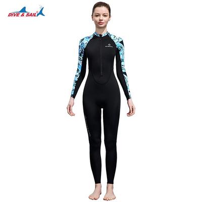 One-piece Diving Suit Women's Long-sleeved Sunscreen Jellyfish Lycra Surfing Snorkeling Quick-drying Swimming Clothes