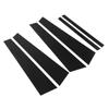 6 Pcs Gloss Black Door Window B C Pillar Post Trim Car Accessories Replacement For 5 Series F10 4