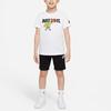 Nike Cartoon Print Round Neck Short Sleeve T-Shirt Kids Tops White DX7623-100