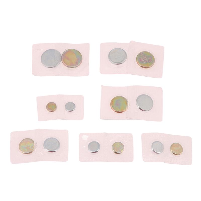 5Pairs Invisible Hidden Magnetic Metal Snaps Button Diy Accessories For Overcoat Handbag Garment Scrapbooking