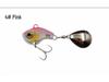 Cyclone 3 Metal VIB Bass & Mandarin Fish Lure with Spinning Slider, Long Cast, Enhanced Blood Bar & Treble Hook.