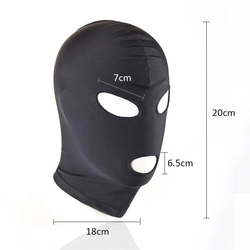 Fetish Harness Head Hood BDSM Slave Game Bondage Restraint Face Mask Erotic Sex Toys Role Play For Couples SM Mask Adults Games