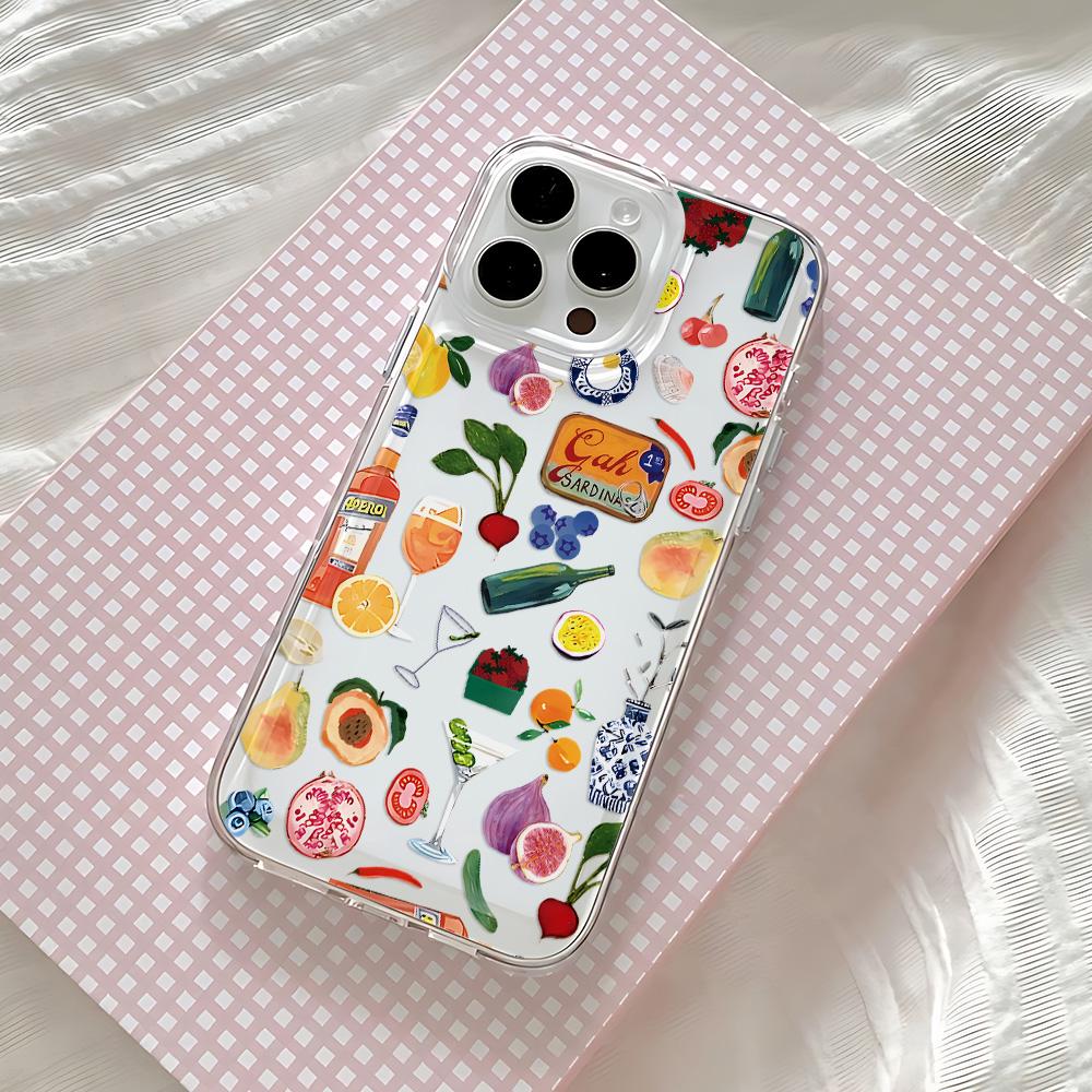 Meereslandschaft Wein Zitrone Handyhülle Für Samsung Galaxy S26 S25 S24 S23 S22 S21 S20 FE Note 20 10 Edge Plus Ultra Lite 5G Hülle