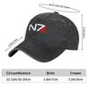 Mass Effect N7 Baseballkappe Streetwear Bergsteigen Herrenhut Designerhut Damen Herren