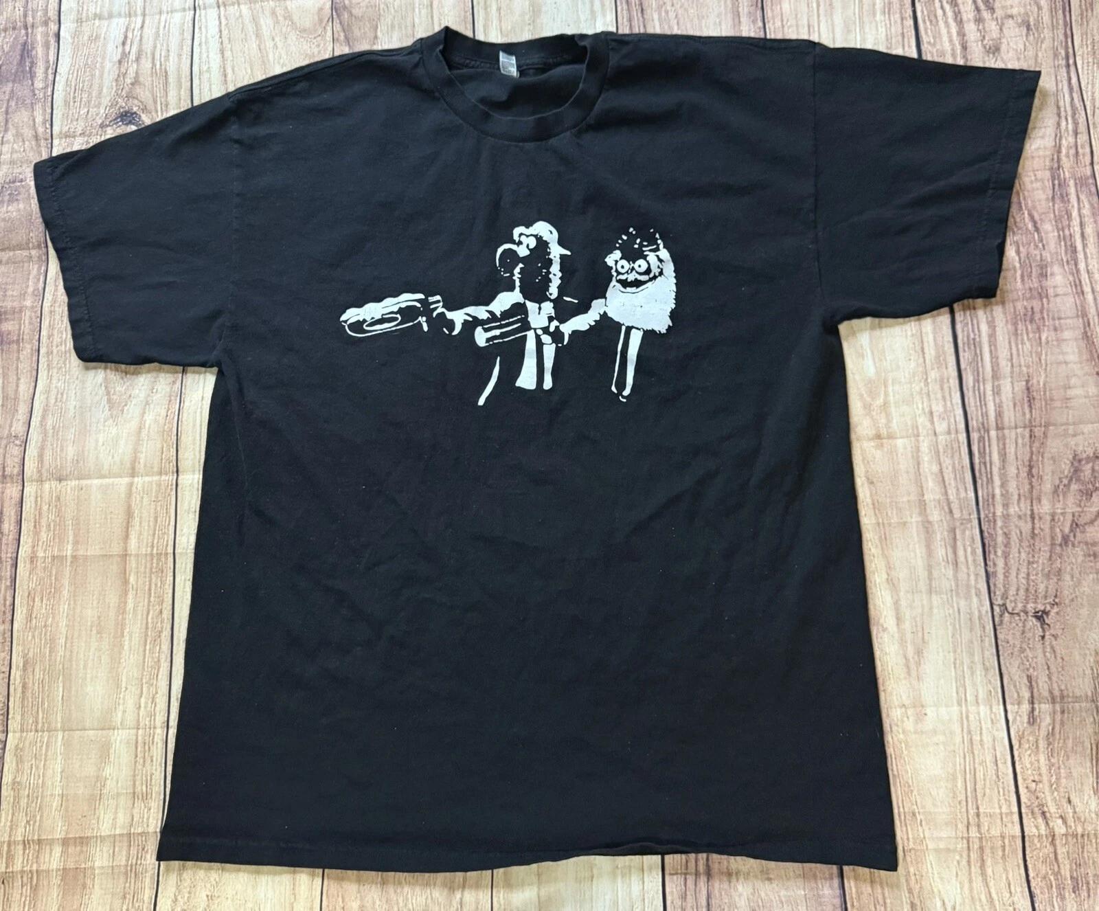 Phillies Phanatic Gritty Pulp Fiction Parody Shirt Black Size XL? See Dimensions 4XL