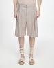 Songjio Collection Edge Fold Volume Shorts Beige Si3Pt718Be