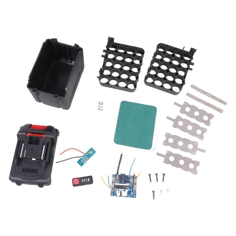 652F ABS Plastic Battery Case For Power Tool Accessories 10/15/20 Cores Shell With Short Circuits Protections Burning Management