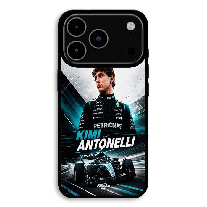 Hülle Für iPhone 18 Pro Kimi Antonelli Champion Mercedes F1 Rennteam Nummer 12 Maniacase schwarz
