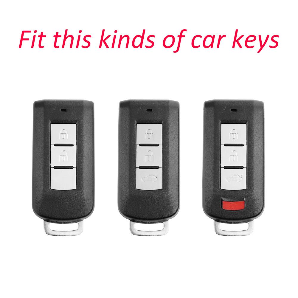 Mitsubishi Outlander Key Case: Carbon Fiber Cover for ASX, Pajero, Lancer, Roar, Changan CS75