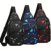 Large Capacity Shoulder Bag, Stylish Chest Bag, Lightweight Outdoor Sports Crossbody Bag, Casual Couple'S Backpack