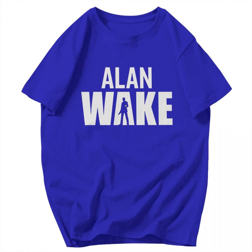 Men T Shirt Alan Wake Game Unique Y2K Graphic Customized Unisex Clothing T Shirts