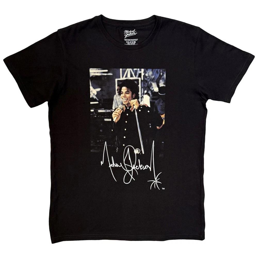 Michael Jackson Signature T Shirt XL