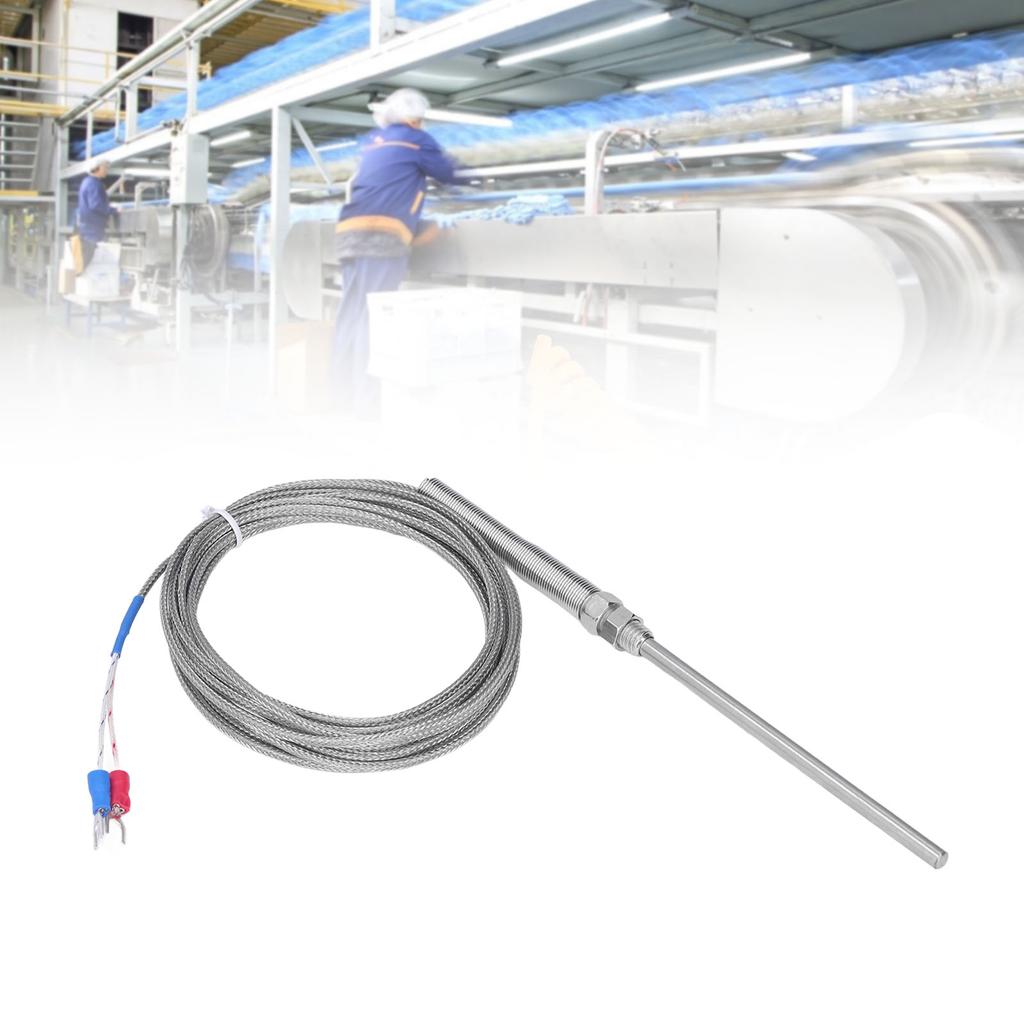 BERM Thermoelement Typ K Temperatursensor 100 mm Sonde 0-400 ℃ Zubehör für Messungen